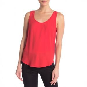 J Crew Sleeveless Tank Red Sz 0